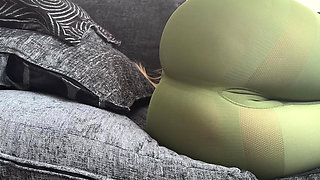 Girl Farting in Yoga Leggings