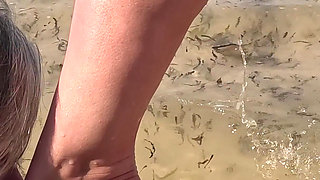 Femdom in Paradise Outdoor Worship on the Beach