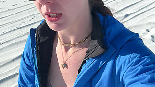 Walking on the Beach Calls for a Quick Orgasm!