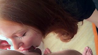 I punish my stepsister with sex and she has to swallow my