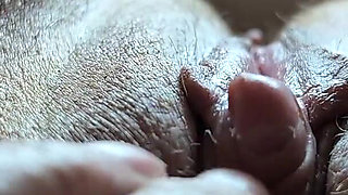 Extremely Close up Fingering Pussy