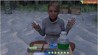 Car Toon - Lewd Island #5 - Sexy Pictures Of A Stewardess On A Laptop And A Bella Date!