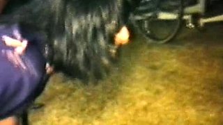 Blonde amateur fetish slut sucks on dick