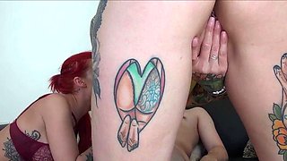 Amazing threesome with 2 big boobs sister in sleep 18