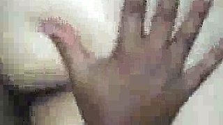 Husband friend bangs hot blonde wife from behind hh