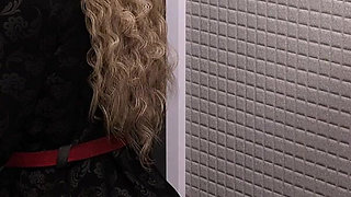 Cuckold MILF Lets Stepson Finger Her While Watching a Movie, Then Sucks His Cock Behind Husband’s Back - Part 1