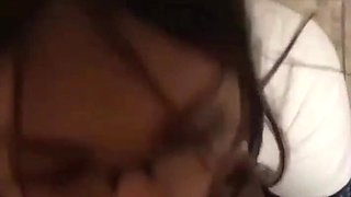 A university college girl from the distance learning gives me a dt while dressed in her uniform for homework.