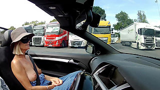 Titty Tuesday Blindfold Truck Stop Fun