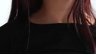 Soft Cute Girl Masturbates Her Virgin Pussy Before School Family Therapy