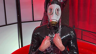 Slave Milked in Latex and Slime