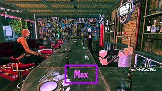 Two 3d cartoon cuties are ready for their bath