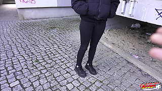 German Scout - Tiny Swiss Teen Lilly Lovemoon 18 Pick up for Real First Time Casting Sex