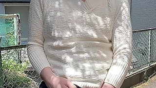 I masturbated outside