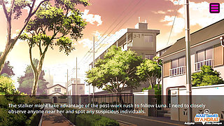 Ep9: Fan Meets Exhibitionist Luna in the Public Toilet - Female Anchor Next Door