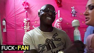 Looking-good Tory Lane and Siri Dahl at big cock movie