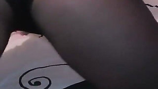 Fucks stepsister big ass in black pantyhose