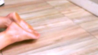 Erotic massage ends in wild sex with the masseur's huge