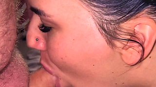 Hot amateur teen blowjob and facial HD video