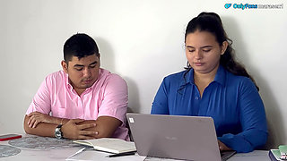 The Big Ass Secretary Girl Failed at Her Job