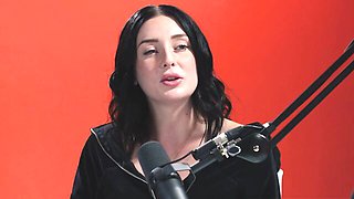 Charlotte Sins freckles arm tattoo