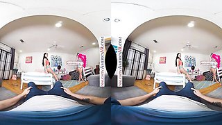 Stunner Michele and Alex's medium natural tits smut